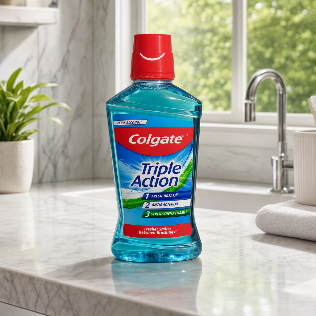 BAIN DE BOUCHETRIPLE ACTION COLGATE