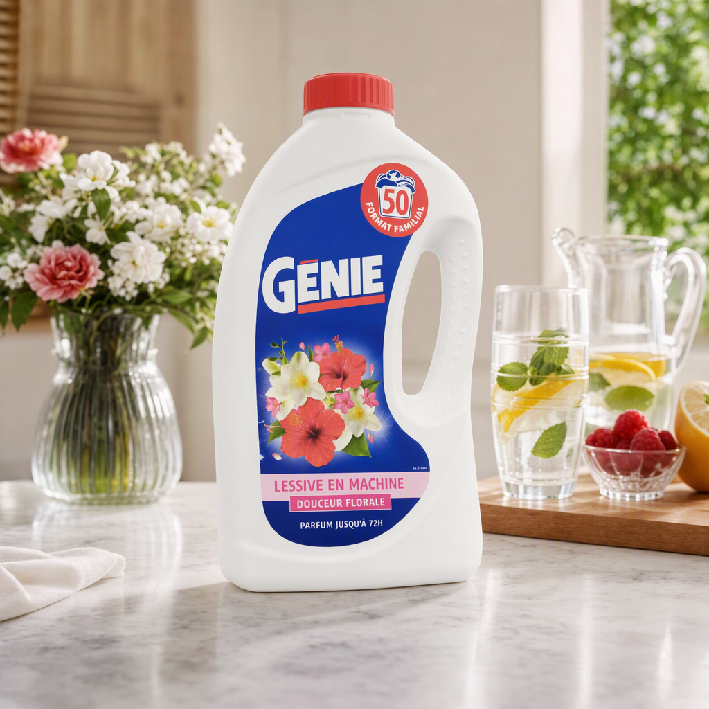 LESSIVE LIQUIDE DOUCEUR FLORALE GENIE
