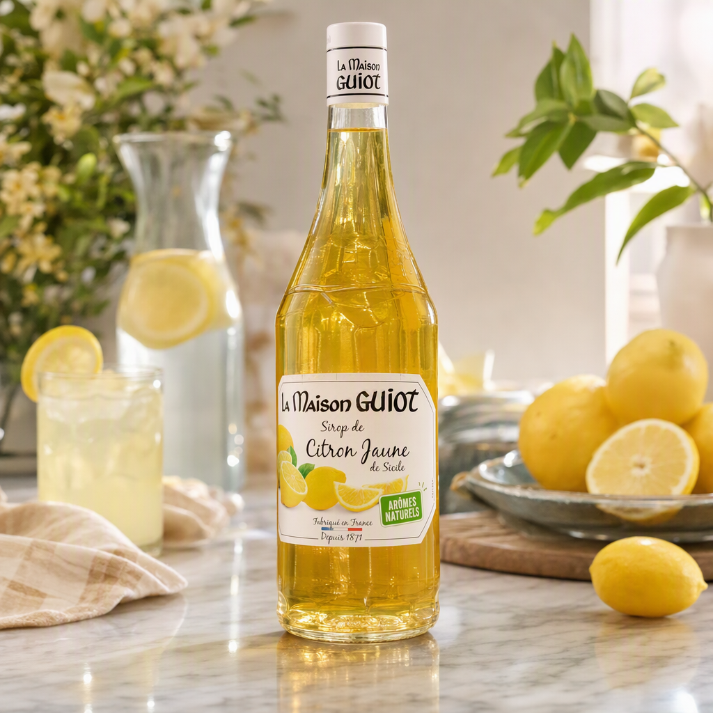 SIROP DE  CITRON JAUNE DE SICILE
