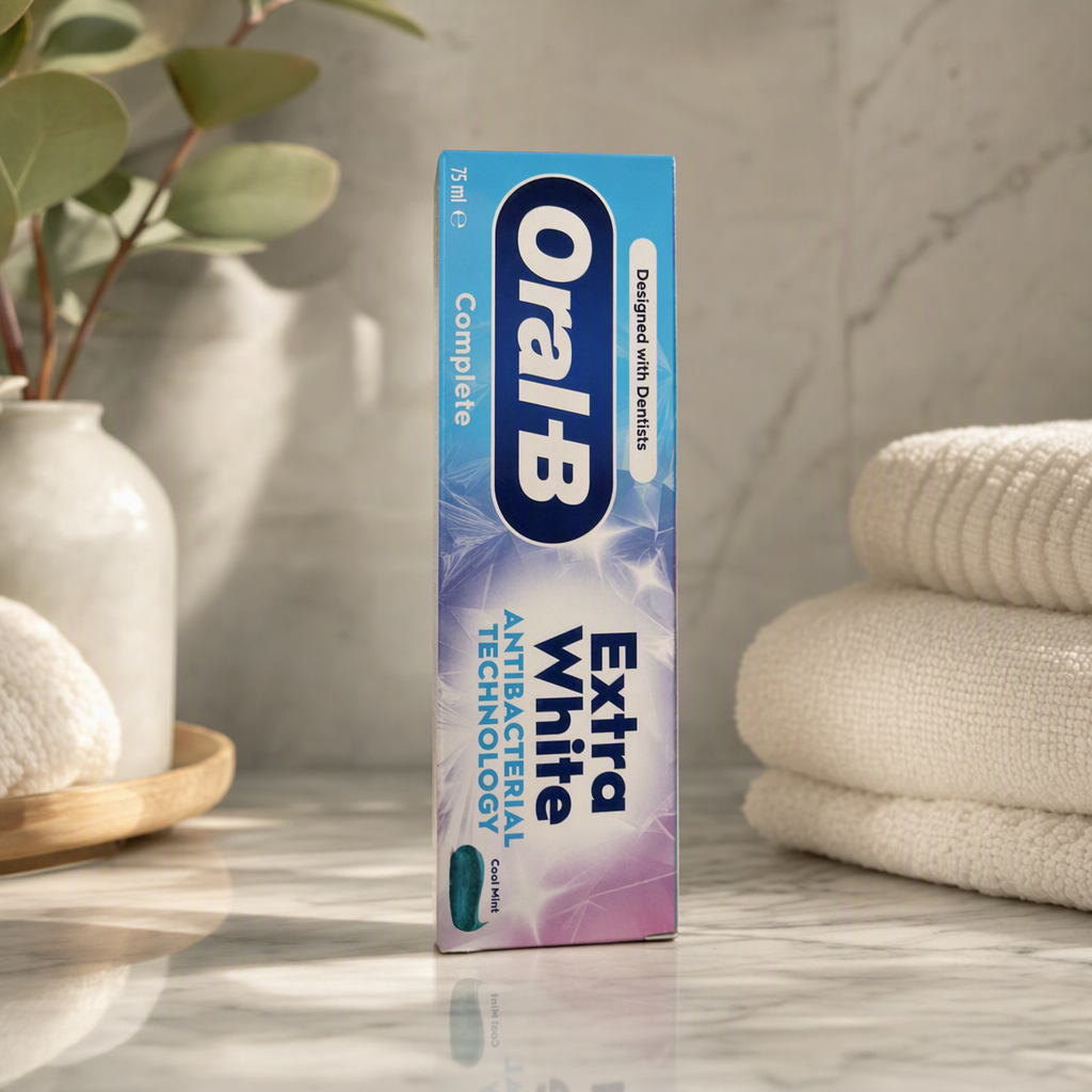 DENTFRICE BLANCHISSANT ET ANTIBACTERIENNE ORAL-B