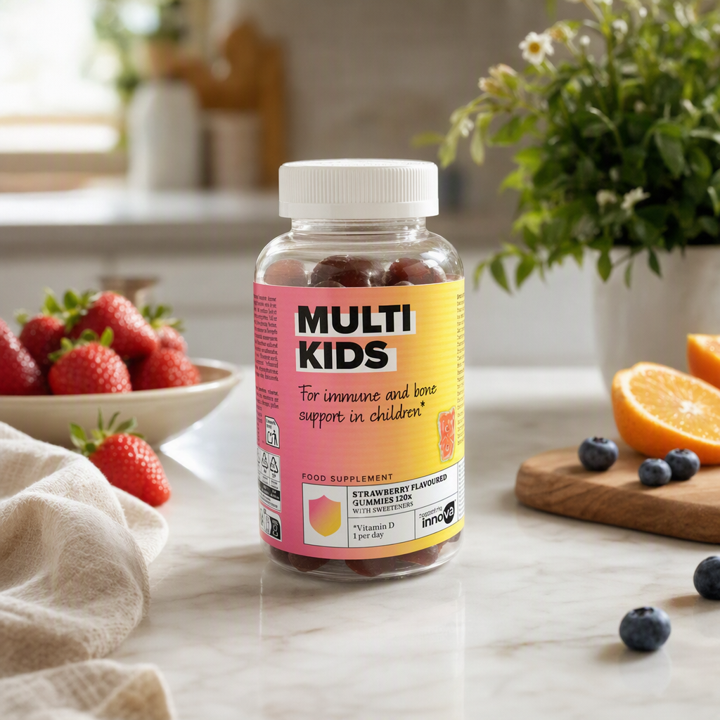COMPLEMENT ALIMENTAIRE SAVEUR  FRAISE POUR ENFANTS