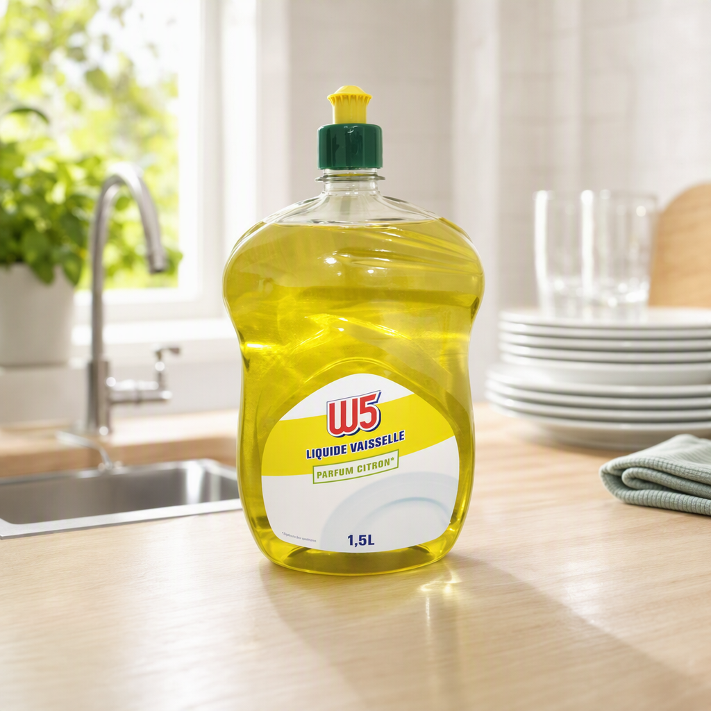 LIQUIDE VAISSELLE PARFUM CITRON W5