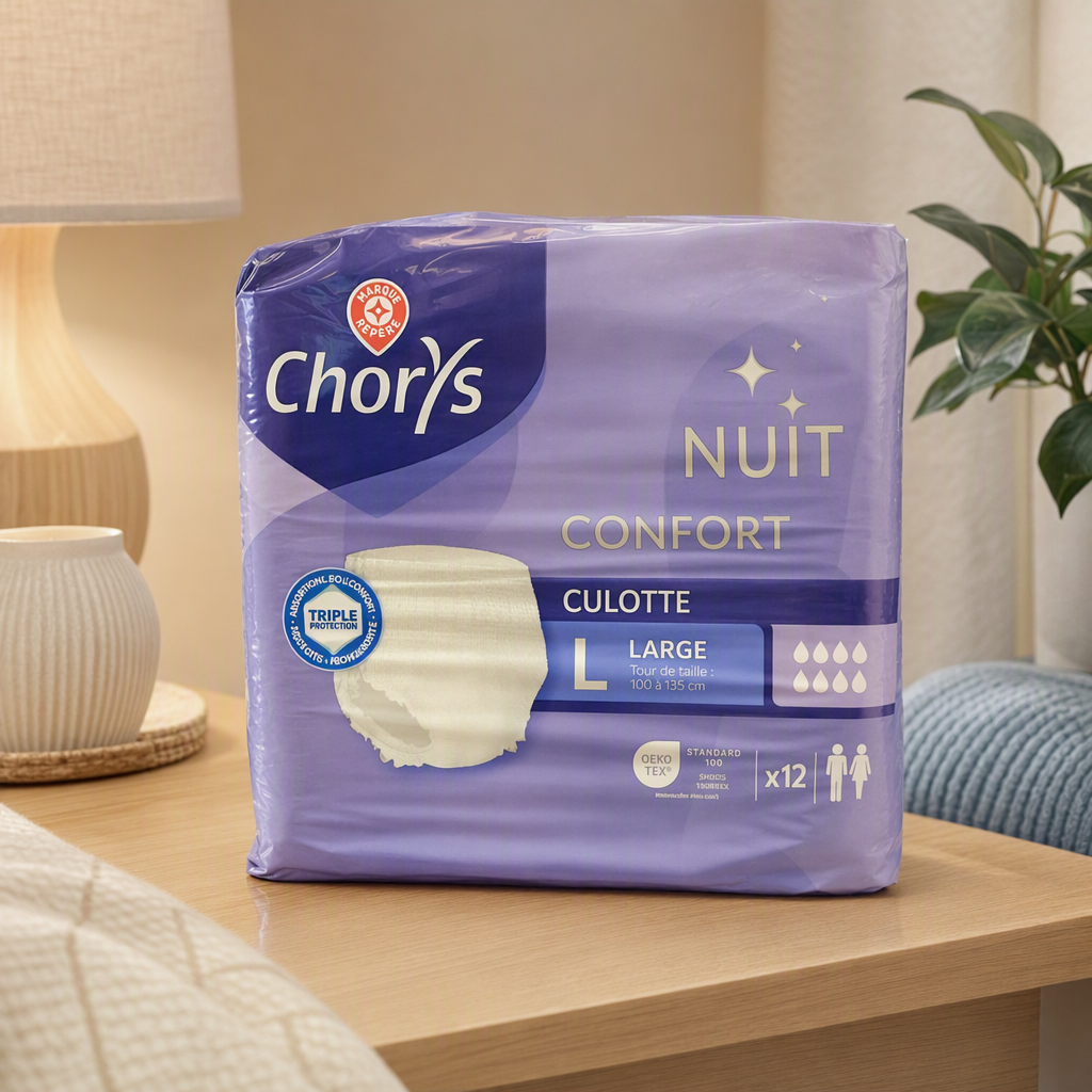 CULOTTE ABSORBANTE NUIT CONFORT CHORY'S